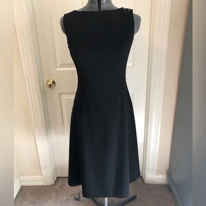Ralph Lauren Elegant Black Midi Dress